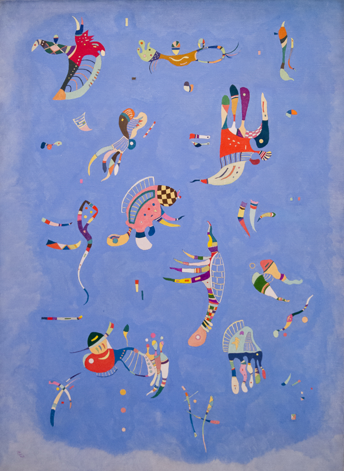  瓦西里·康丁斯基 wassily kandinsky ——天蓝